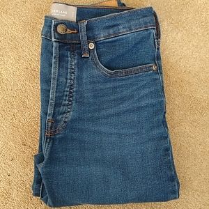 Everlane high rise button fly slim jeans
